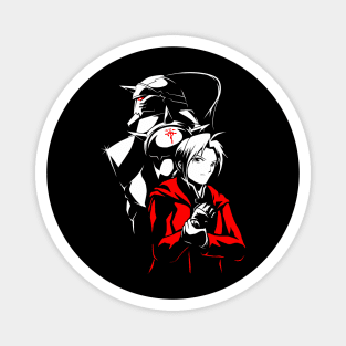 Elric Brothers - Edward & Alphonse - Fullmetal Alchemist Brotherhood Magnet